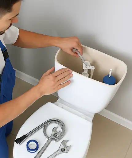 Toilet repair Shenandoah TX — emergency toilet & flange repair